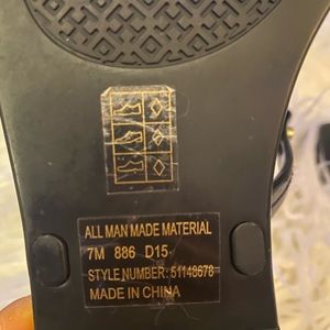 Tory Burch Black Jelly Sandals (Damages)